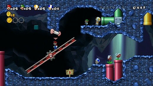 New Super Mario Bros. Wii screenshot New Super Mario Bros. Wii screenshot