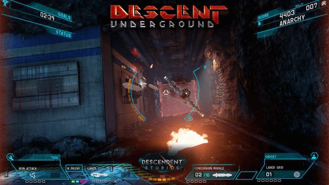 Descent: Underground screenshot Descent: Underground screenshot