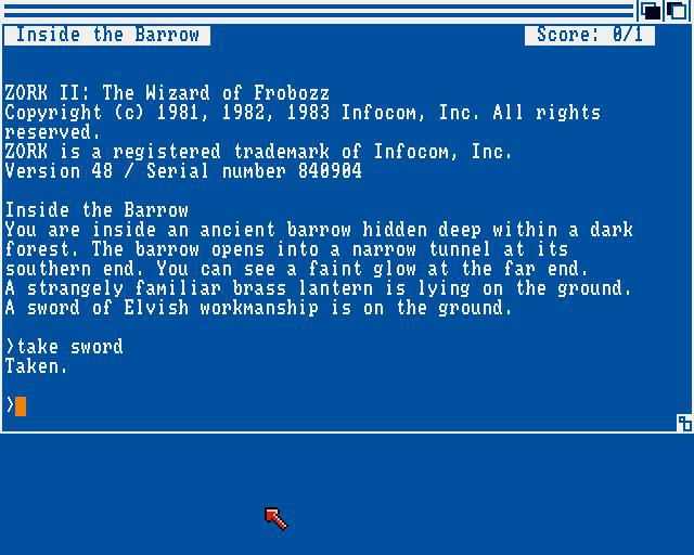 Zork II - release date, videos, screenshots, reviews on RAWG