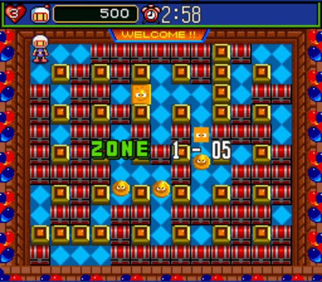 Super Bomberman 5: Normal Game Part 12: Zone 5: (Levels 1, 2, & 3