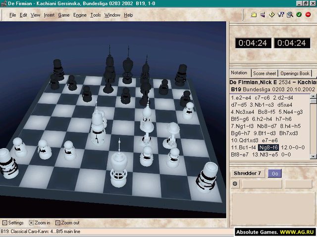 Fritz 6 Chessbase Chess - juego para PC Cd-rom Edition Spain - 2T