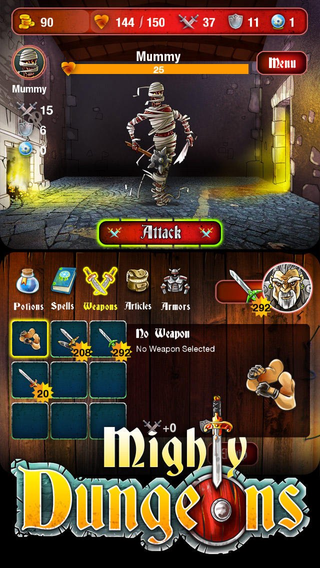 Mighty Dungeons screenshot Mighty Dungeons screenshot