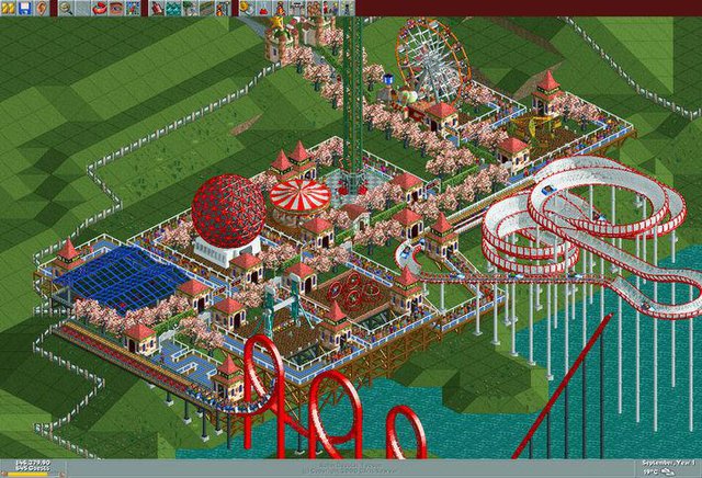 rollercoaster tycoon deluxe right click problem