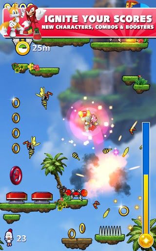 Sonic Jump Fever screenshot Sonic Jump Fever screenshot