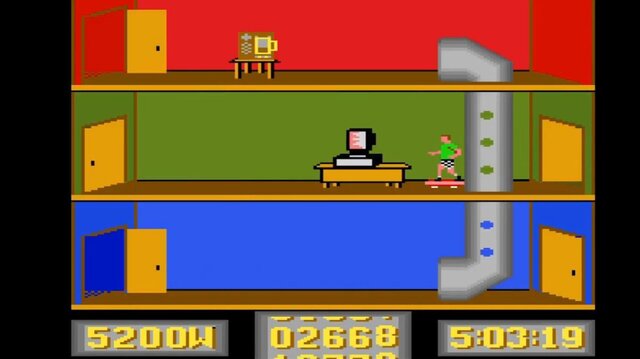 Atari 5200 - Keystone Kapers © 1984 Activision - Gameplay 