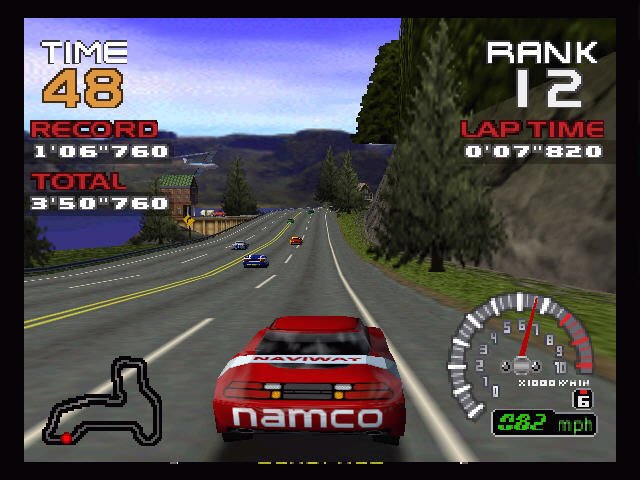 ViDEO GAME GiFS — playstationpark: Tunnel Time 'Ridge Racer