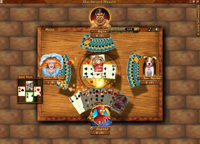 Hardwood Hearts screenshot Hardwood Hearts screenshot
