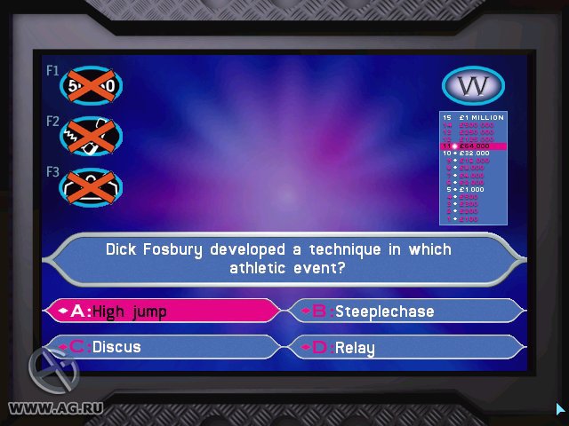 trivia game early 2000s like who wants to be a millionaire