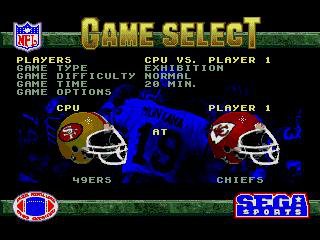 SEGA Sports: NFL 95