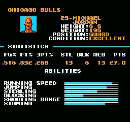 Tecmo NBA Basketball screenshot Tecmo NBA Basketball screenshot