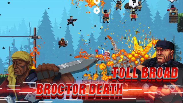 Indie Retro News: BROFORCE - An epic 2D action platformer with GORE!