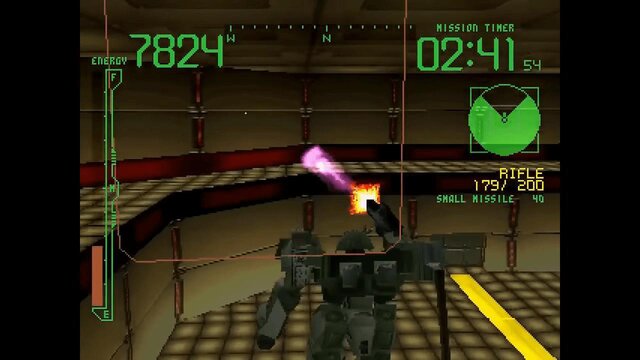 Armored Core: Master of Arena  (PS1) Gameplay 