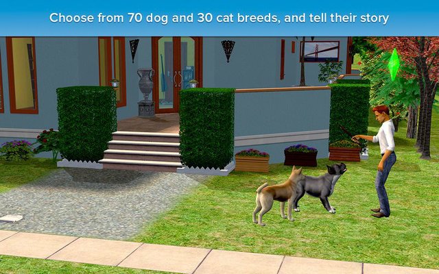 sims 2 super collection dog nearby