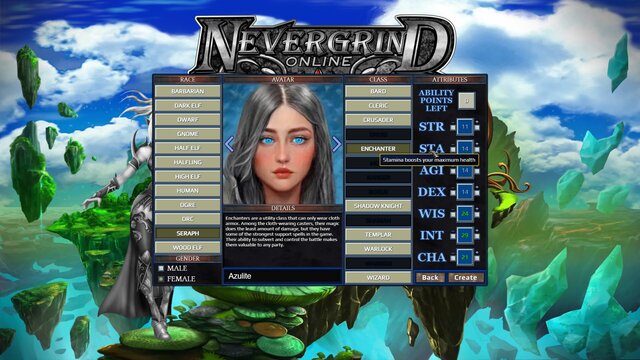 Nevergrind, Browser RPG