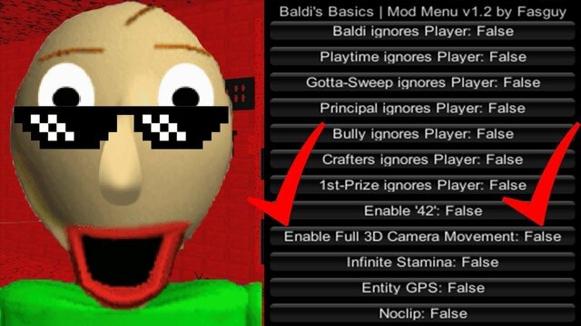 Guide to Baldi's Basics Mod Menu - release date, videos