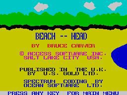 Beach Head screenshot Beach Head screenshot
