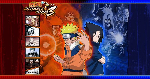 Naruto Shippuden Ultimate Ninja 5 PS2 - LISTA de TODOS OS