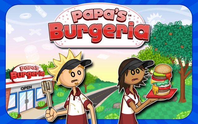 Papa's Burgeria HD vs Papa's Cluckeria To Go! Game Side By Side