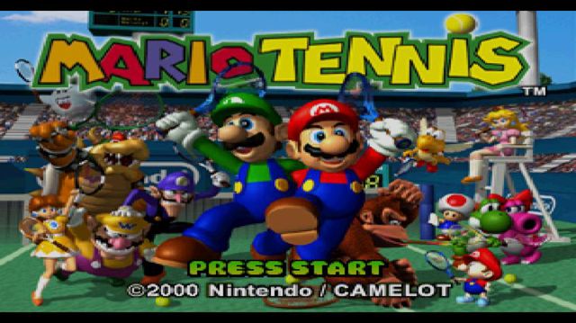 Mario Tennis (2000) screenshot Mario Tennis (2000) screenshot
