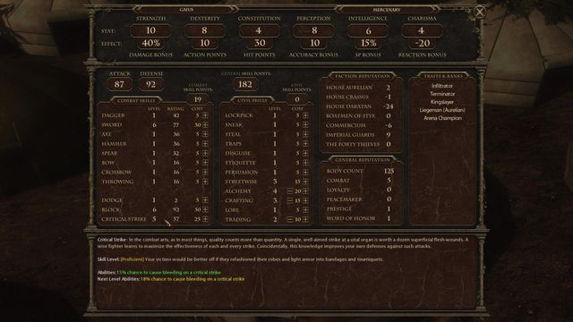 The Age of Decadence screenshot The Age of Decadence screenshot