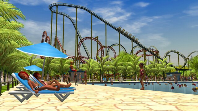 RCT3 Platinum combines the excitement and roller coaster, theme