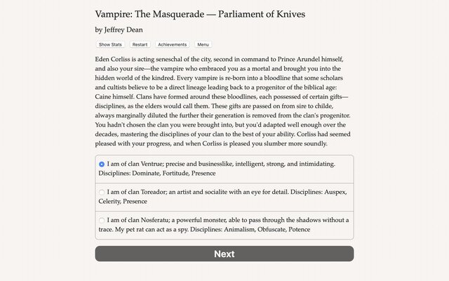 Vampire: The Masquerade — Out for Blood