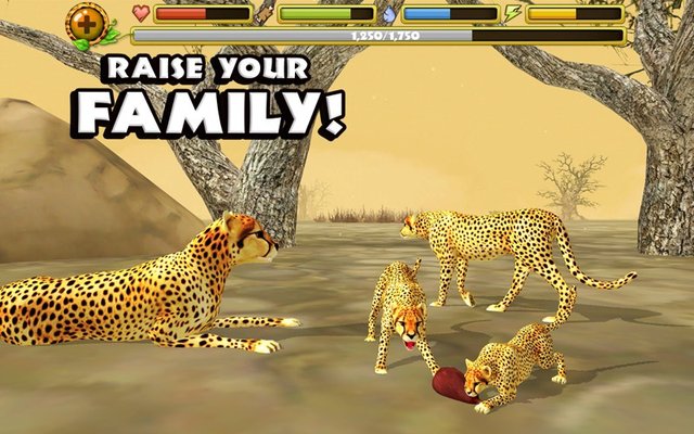 Lion Simulator -By Gluten Free Games -Compatible with  iPad,iPhone,Android,Google Play 