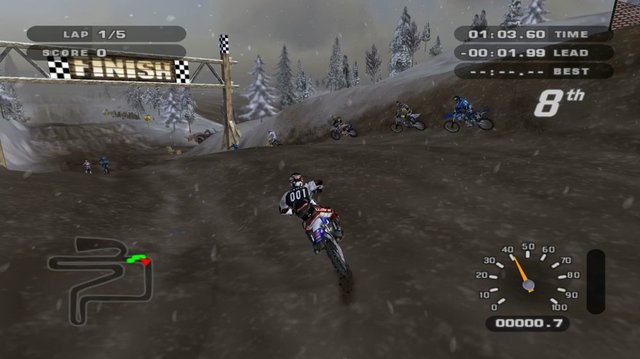 Melhor jogo de Motocross para o PS2. (MX Unleashed) 