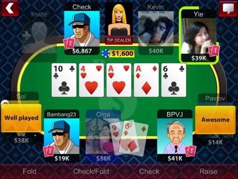 Texas Hold'em Poker Online by SolverLabs