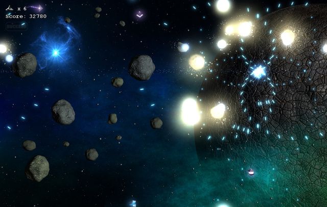 Asteroids Millennium screenshot Asteroids Millennium screenshot