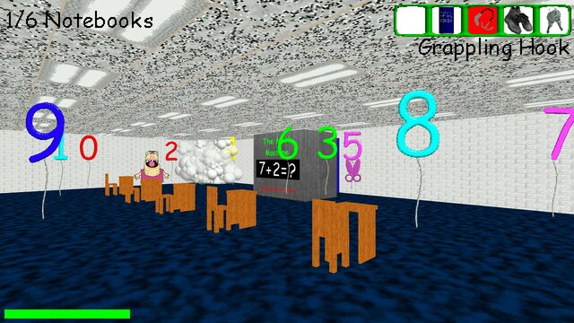 Games like Baldi's Basics Neon Texture Pack 1.4.3 port! 