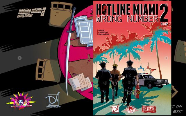 Hotline Miami 2: Wrong Number Digital Comic screenshot Hotline Miami 2: Wrong Number Digital Comic screenshot