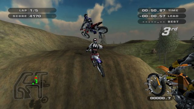 Melhor jogo de Motocross para o PS2. (MX Unleashed) 