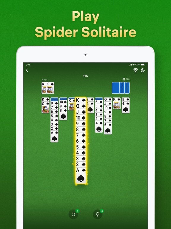Spider Solitaire Card Games release date, videos, screenshots