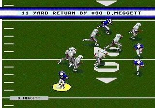 Madden NFL '94 - Sega Genesis - Artwork - In Game