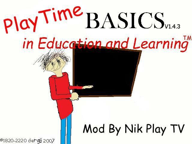 Baldi's Basics In Education And Learning V1.4.3 Minecraft Map