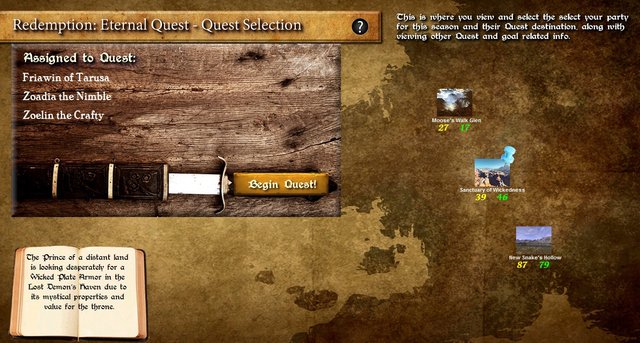 Redemption: Eternal Quest screenshot Redemption: Eternal Quest screenshot