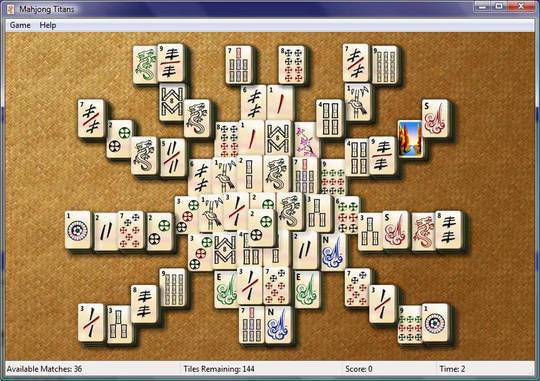 windows 7 mahjong titans 