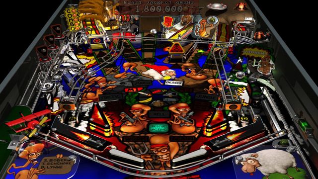 Worms Pinball screenshot Worms Pinball screenshot