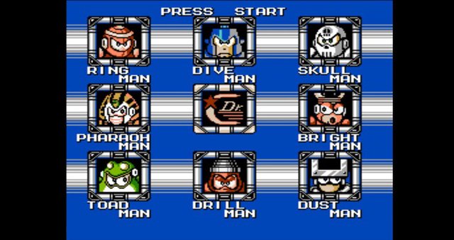 Mega Man 4 (1991) screenshot Mega Man 4 (1991) screenshot