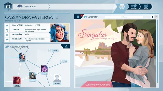 Orwell: Keeping an Eye On You screenshot Orwell: Keeping an Eye On You screenshot