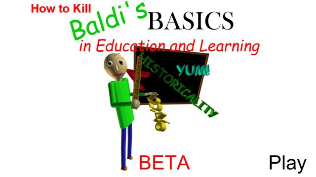 Steam Workshop::[BBiEAL] Baldi's Basics Character Pack