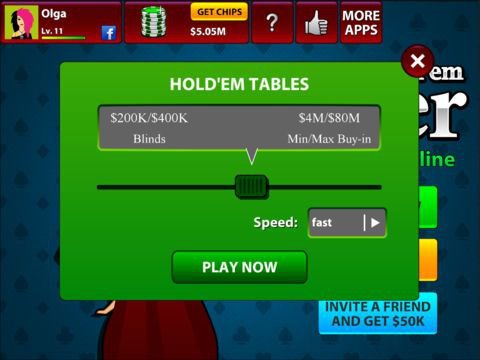 Texas Hold'em Poker Online by SolverLabs