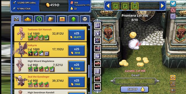 Ragnarok Clicker screenshot Ragnarok Clicker screenshot