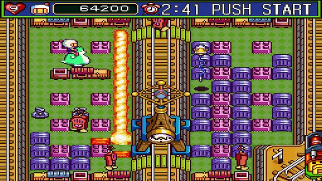 Super Bomberman 4: Normal Game: Level 1-4 to 1-6 