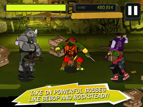 TMNT: Brothers Unite gameplay visual