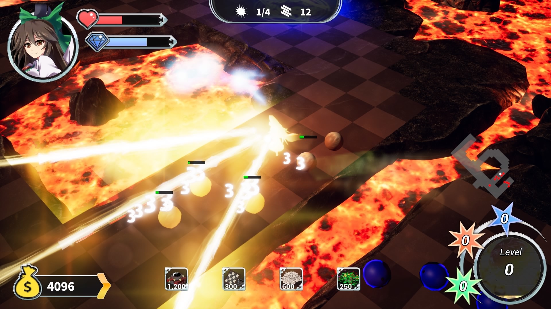 Gensokyo Defenders / 幻想郷ディフェンダーズ / 幻想鄉守護者 gameplay visual