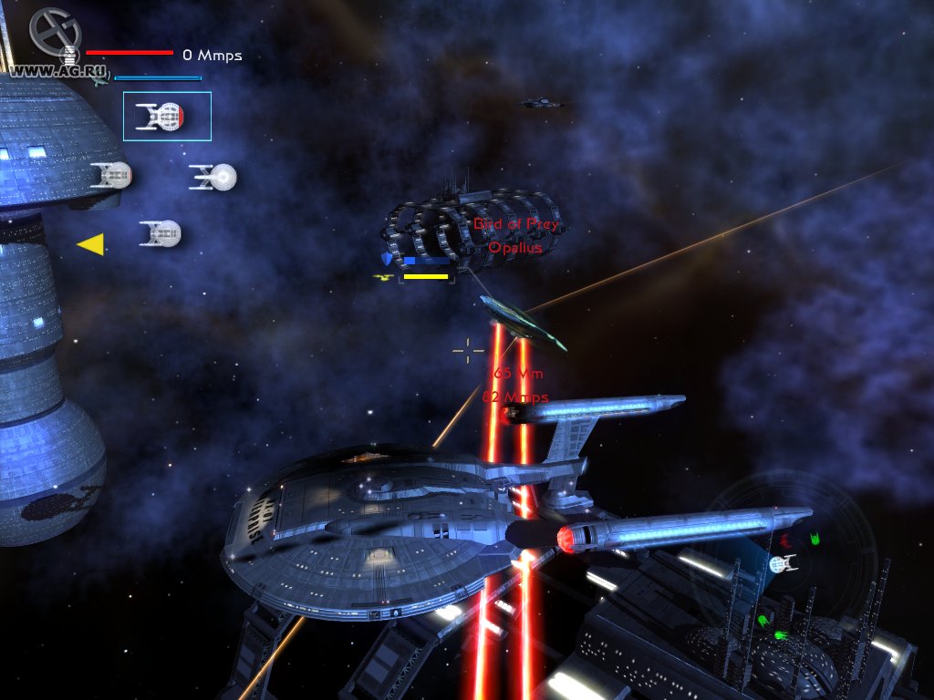 Star Trek: Legacy gameplay visual