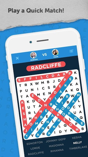 Infinite Word Search Puzzles gameplay visual