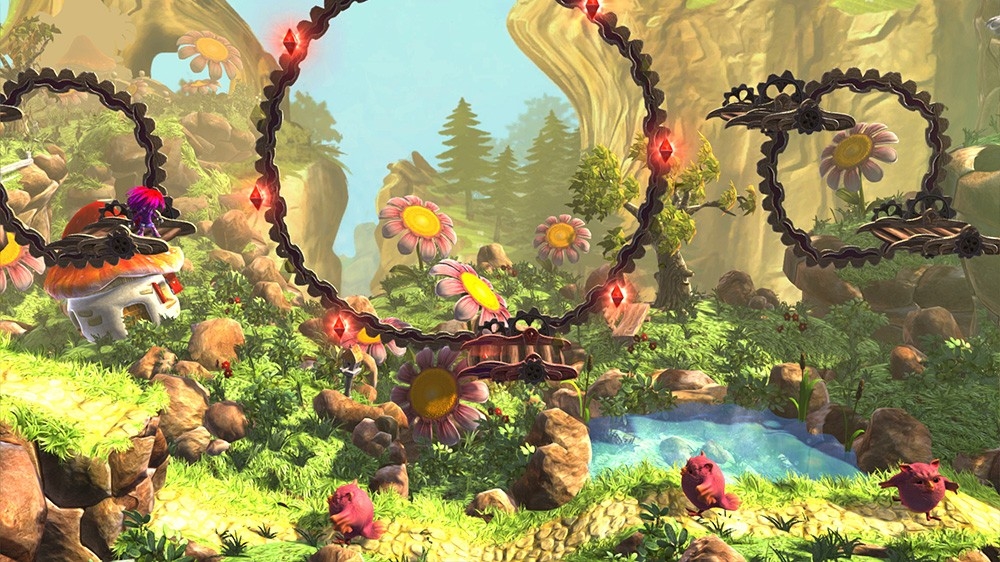 Giana Sisters: Twisted Dreams gameplay visual